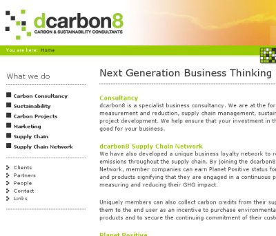 dcarbon8 - Carbon & Sutainability Consultants 