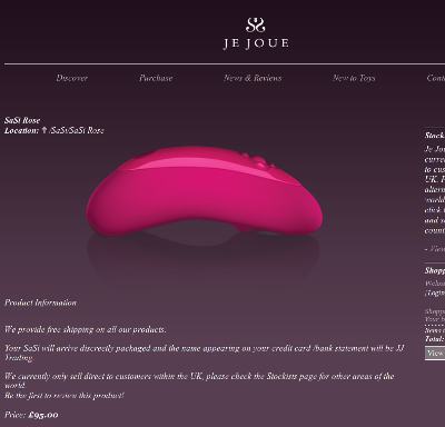 JeJoue - Shopping solution for personal pleasure company